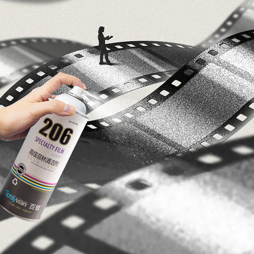 #sprayvan206 specialty film cleaner Quick dying and leaves no residue #aerosol #oem specialty film cleaner