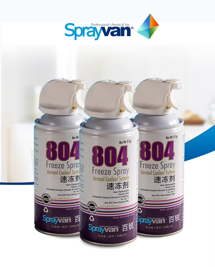 SPRAYVAN 804 canned industrial freeze spray